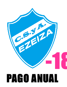 Cuota Social ANUAL -18 (Cadete)